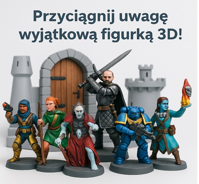 modele produktów 3D na targach branżowych i eventach