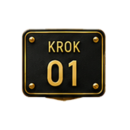krok 1